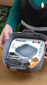 IDEALIFE Air Fryer Silicone - Basket Keranjang Baskom Air Fryer Silikon