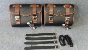 Cặp Túi Da Treo Hông Xe Motor Cao Cấp 27cm