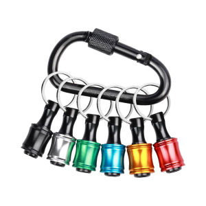 Giá Đỡ Mũi Khoan Nhanh Tháo Lắp 1/4 Hex Shank Thanh Nối Dài Móc Khóa Hợp Kim Nhôm Dùng Cho Máy Vặn Vít Lực