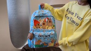 42cm Labubu Beg Sekolah Murah Budak Perempuan Labubu Bag For Girls Large Capacity Primary Secondary School Bag Cute Backpack