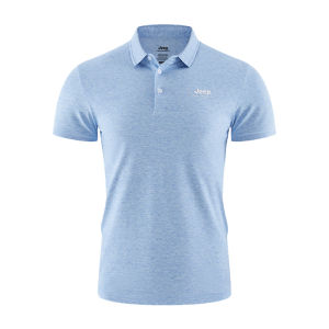 Jeep | Jeep Official Polo Shirt Mens Outdoor Sports Collared Short Sleeve Lightweight Quick Dry T-Shirt Summer Breathable Casual Wear