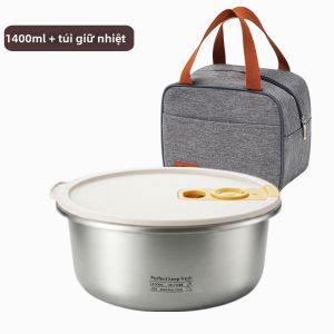 BAORUISHEN | Hộp Cơm Inox Cách Nhiệt Có Thể Hâm Nóng Bằng Lò Vi sóng