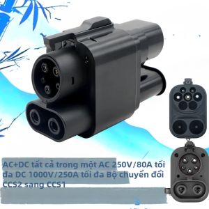 Bộ Chuyển Đổi Sạc EV 250A CCS2 Sang CCS1 AC+DC Bộ Chuyển Đổi Sạc Nhanh Cho Xe Điện Xe Lai PHEV - Không Dùng Cho BMW I3