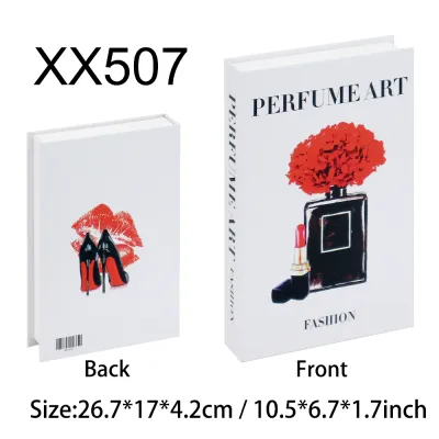 Open Luxury Fashion Decorative Fake Book Simulation Book Box Photography Coffee Table Model Room Hotel Villa Home Decor Ornament