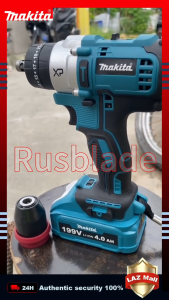 3-in-1 Drill and Screwdriver Makita Cordless Electric Drill Torque 199V Electric Screwdriver Impact Drill 199V Impact Cordless Drill Hand Drill 2 Battery 1 Charger Battery Screwdriver Set Ultra-fast replacement screwdriver 2in1