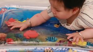 730Baby Baby Water Playmat Slapped Pad Water Cushion Tummy Time Prone Pat Play mat Inflatable Cushion Kusyen kembung Air