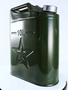 5L-30L Gasoline Storage Can Explosion-proof Petrol Barrel for Motorcycle Reinforced Carbon Steel Fuel Tank