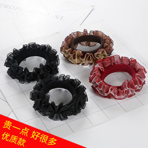High Elasticity Wide Hair Ties No Seam Fabric Edges Durable Adult Hair Bands Womens Style Fashionable Hair Rings