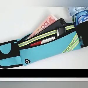 กระเป๋ากีฬาแบบคาดเอวใส่ กันน้ำ กระเป๋าคาดเอวมีรูสายหูฟัง กระเป๋าอเนกประสงค์ กระเป๋าคาดเอวใส่วิ่งออกกำลังกาย