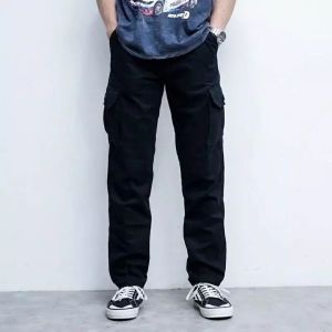 Celana Panjang Cargo Pria American drill // Cargo American drill Jumbo Size 27-38 PDL
