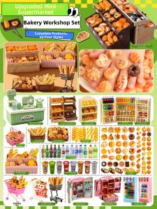 Simulation Supermarket and Dollhouse Scene Miniature Accessories Toy