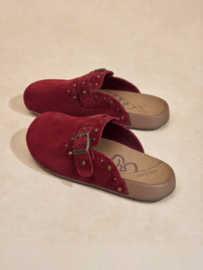 Josiny | Red Thick-soled New Spring Summer Leather Loafers
