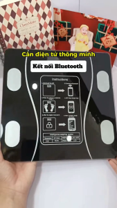 Cân Điện Tử Bluetooth 180Kg | Cân Điện Tử Thông Minh LCD Kính Cường Lực