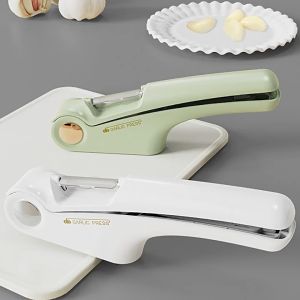 Garlic Chopper Stainless Steel Garlic Press Crusher Kitchen Cooking Vegetables Ginger Squeezer Masher Handheld Ginger Mincer