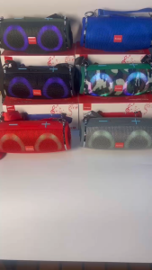 M15 Portable Bluetooth V5.3 Wireless Dual Bass Sound Easy to Carry Speaker with Strap and Colorful Lights