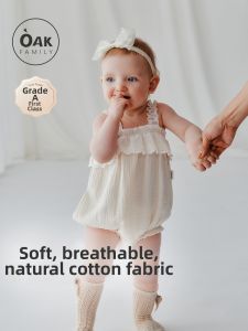 OAK FAMILY | Girl 100% Cotton Jumpsuit