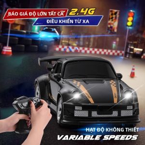 Xe Điều Khiển Từ Xa (RC) Drift Tốc Độ Cao Tỷ Lệ 1/64 Điều Khiển 2.4G Xe Đua Mini Để Bàn Dành Cho Trẻ Em Đồ Chơi Điện Với Pin Lithium
