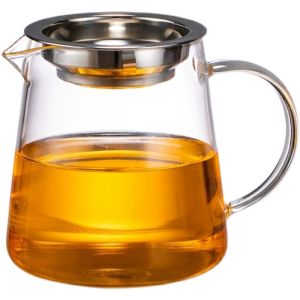 Bộ Trà Thủy Tinh Dày Chịu Nhiệt Cỡ Lớn Bộ Lọc Trà Bằng Thủy Tinh Bộ Phụ Kiện Trà Gongfu Bộ Chia Trà Thiết Bị Pha Trà