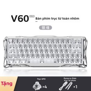 Gravastar | Bộ Bàn Phím & Chuột Gaming E-Sports Toàn Nhôm Công tắc Từ
