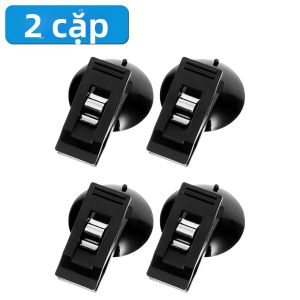PINMOAP Đa Năng Ô Tô Xe Hút Kẹp 1/2/5 Đôi Hút Chân Không Mạnh Mẽ Gắn Kẹp Cho Bảng Điều Khiển Kính Chắn Gió Lưu Trữ Cáp Tự Động Tổ Chức