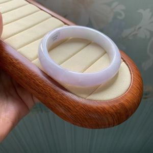 Jade bangle lavendar 62mm singapore can view and try.Grade Aq