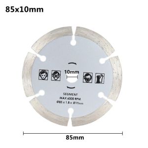 Lưỡi Cưa Kim Cương CMCP 85mm Đĩa Cắt Khô Dùng Cho Bê Tông Gạch Men Đá Cẩm Thạch Đá Lưỡi Cưa Tròn Dùng Cho Các Dự Án DIY Tại Nhà