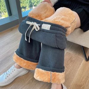 High Waist Wide Leg Pants Womens Spring Autumn Fleece Lined Slim Fit Casual Straight Leg Trousers Dreamy Commute Style