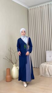 Shabiyan 417 Gamis Remaja Polos Wollycrape Premium