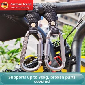 MONLEYTA | Universal Front Mounted Electric Vehicle Hook Powerful Load Bearing Baby Stroller Special Motorcycle Buckle For Infant Carts