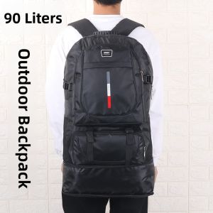 Large Capacity 90L Mens And Womens Backpack Outdoor Travel Climbing Bag Lightweight Expandable School Bookbag for Students