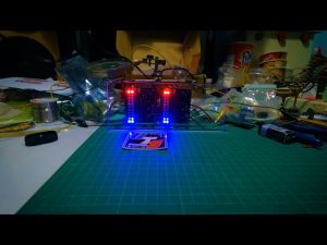 ไฟวิ่งหน้าแท่นหยดน้ำ 22 LED POWER แท่นหน้าตรง และแท่นรุ่นอื่นๆ เครื่องขยายเสียง, น้ำเงิน, เขียว, เหลือง, แดง