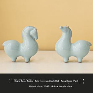 FENGBAI | Ceramic Small Tang Horse Desktop Ornament