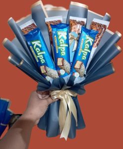 buket Snack isi 7 hadiah ulang tahun/wisuda/kado/