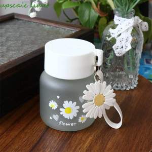 Bình nước thuỷ tinh dáng lun 300ml nhỏ nhỏ yêu yêu xinh xinh