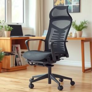 Dual-Purpose Office Nap Chair Breathable Reclining Ergonomic Computer Chair Home Comfortable Long Sitting Boss Chair Cover Pad