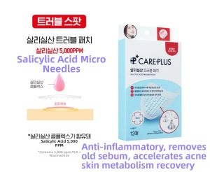 Oliveyoung Korean Brand Super Large Microneedle Acne Patches Fast Healing No Trace Sulfur Glutathione for Spot Treatment