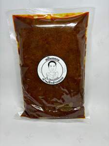 น้ำพริกข้าวซอยผัดสำเร็จ ขนาดบรรจุ 500กรัม สูตรยาวนานกว่า 50ปี (Khao soi curry paste 500g)