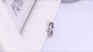 VENTFILLE Silver Color Elephant Ring for Women Girl Gift Thai Style Mascot 925 Stamped Jewelry Dropshipping