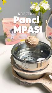 ROSCE PREMIUM Panci Mpasi Set Bayi 4 Pcs Bonus Kukusan Coating Granit wajan BABY PAN ANTI LENGKET