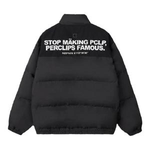 PCLP Winter Thickened Cotton Jacket for Men Casual Loose Style Couple Matching Coat Polyester Material Stand Collar PE21368