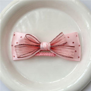 Peach Blossom Season Dog Hair Clips Pet Headwear Non-Drop for Yorkie Teddy Bichon Pomeranian Universal Pet Accessories
