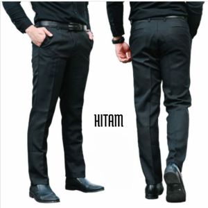 Celana Kantor Formal Pria Slimfit Bahan Woll Premium Tingkat Dewa