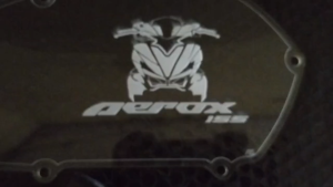 AEROX VERSION 1 CVT COVER AND AIRFILTER COVER