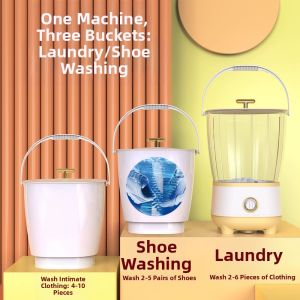 Hyundai | Foldable Mini Washing Machine for Shoes Underwear Socks Baby Clothes
