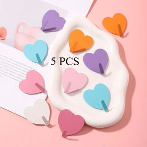 Creative Love Hook Sticky Adhesive Door Hook No Punching Strong Adhesive Multi-functional Kitchen Bath Household Sticker Hook