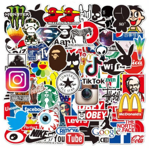 HUAQILI | Graffiti Decorative Waterproof Stickers 100 Pieces
