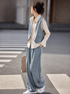MOHANYIMEI | Color Block Fashion Office Wear Set