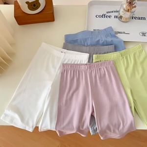 Quần legging lửng bé gái mùa hè mới màu trơn phong cách Hàn Quốc Q2213