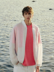 Jack Jones | Elastic Fabric Mens Jacket Summer Casual Plain