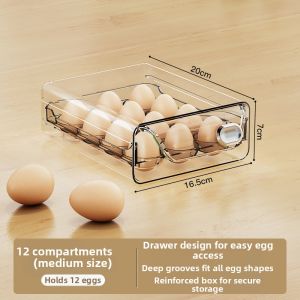AMU·PIGGY | Drawer-style Egg Organizer Small